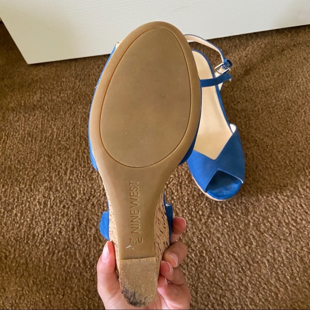 Nine West Cork Wedges - Picture 3 of 5